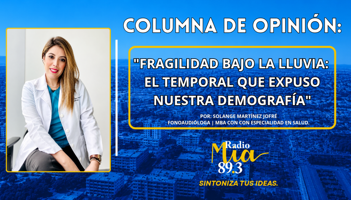 Fragilidad y lluvia: el temporal expuso nuestra demografía.